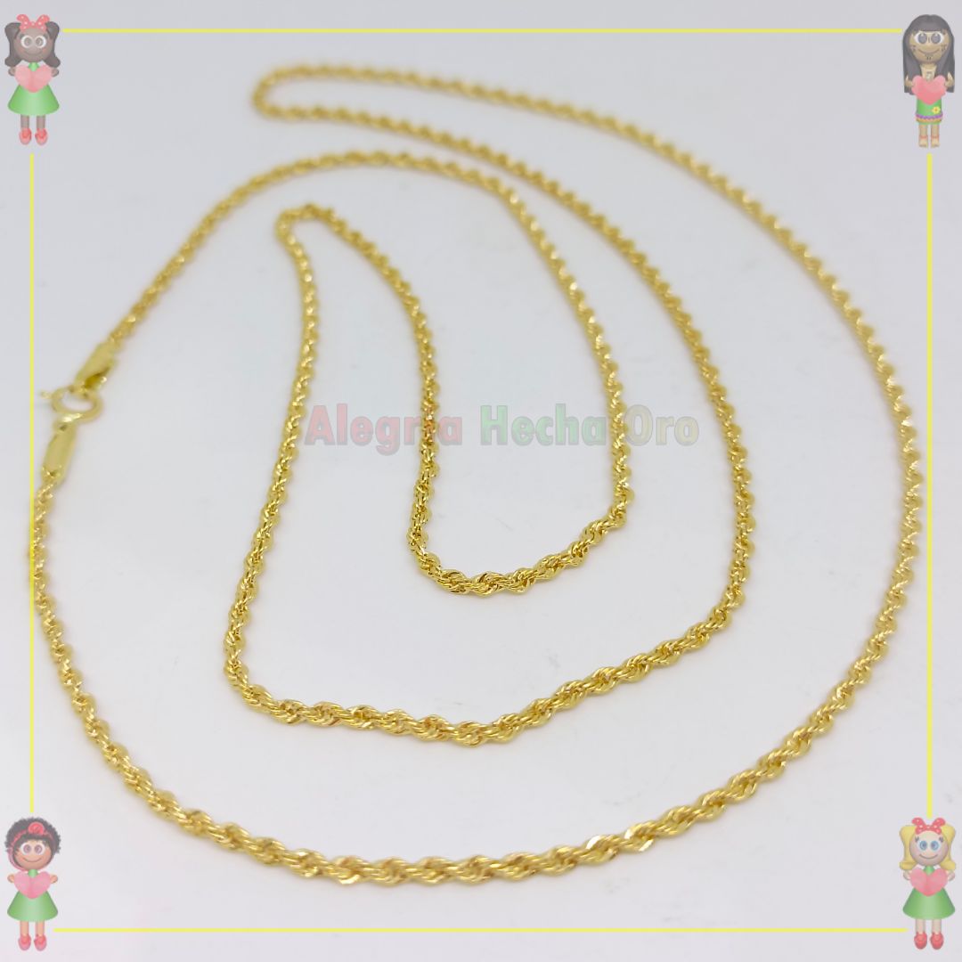 Cadena Lazo Oro Italiano 18K