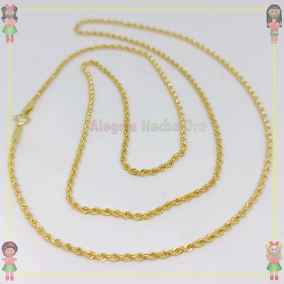 Cadena Lazo Oro Italiano 18K