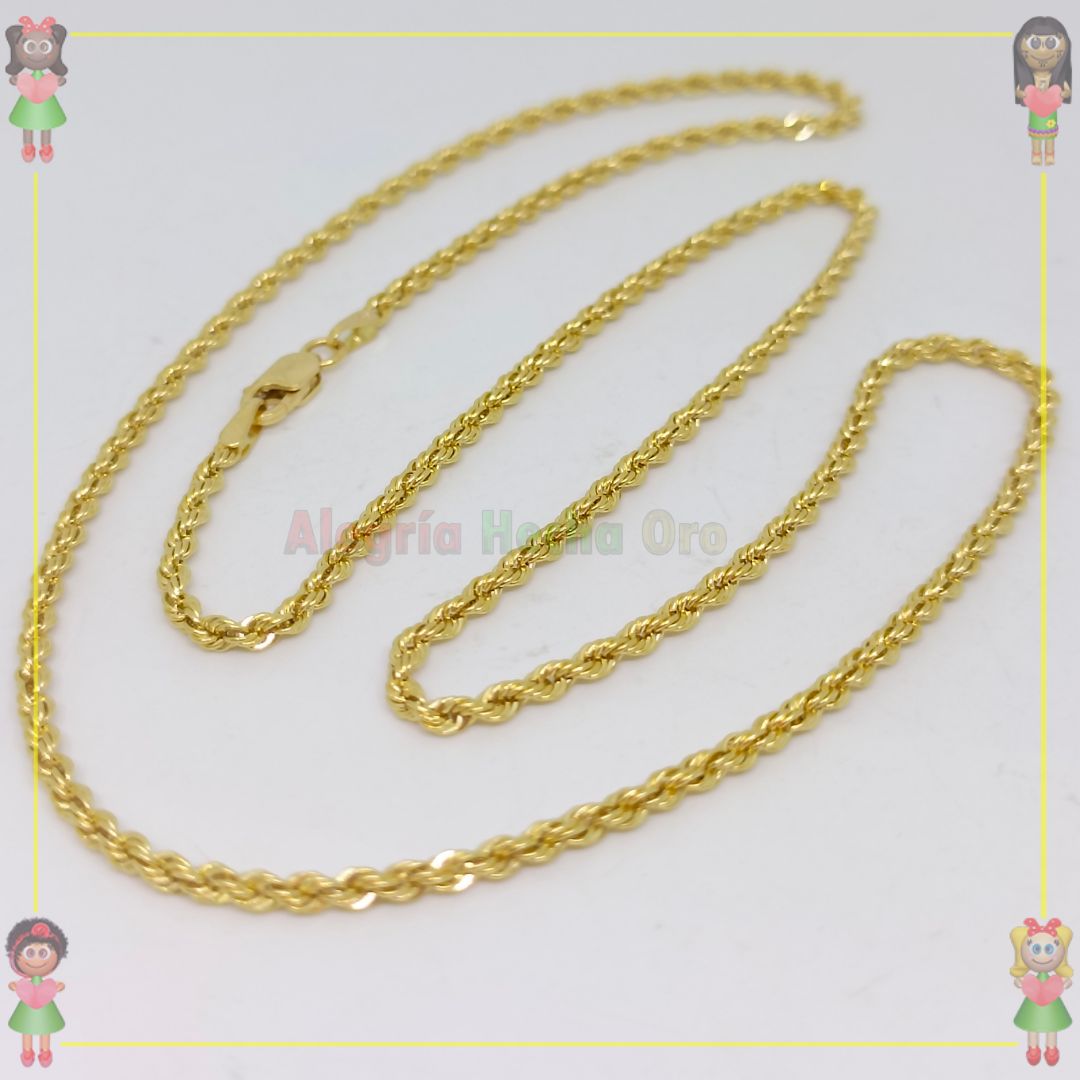 Cadena Lazo Oro Italiano 18K