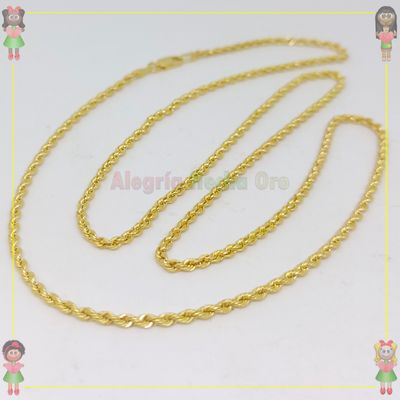 Cadena Lazo Oro Italiano 18K