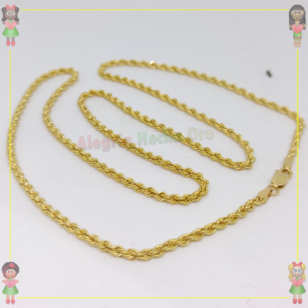 Cadena Lazo Oro Italiano 18K