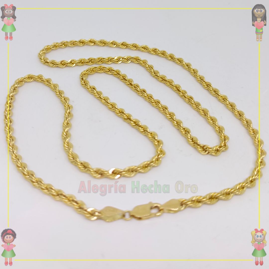 Cadena Lazo Oro Italiano 18K