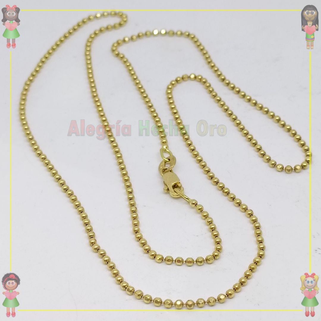 Cadena Militar Oro Italiano 18K