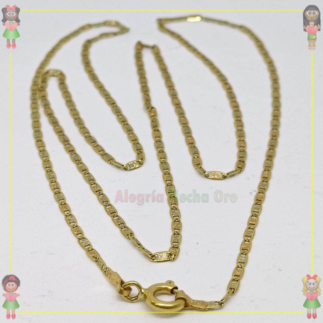 Cadena Plana Oro Italiano 18K