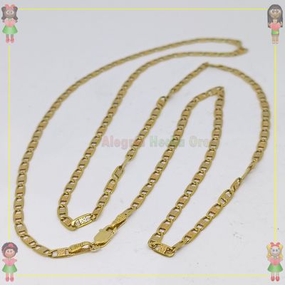 Cadena Plana Oro Italiano 18K