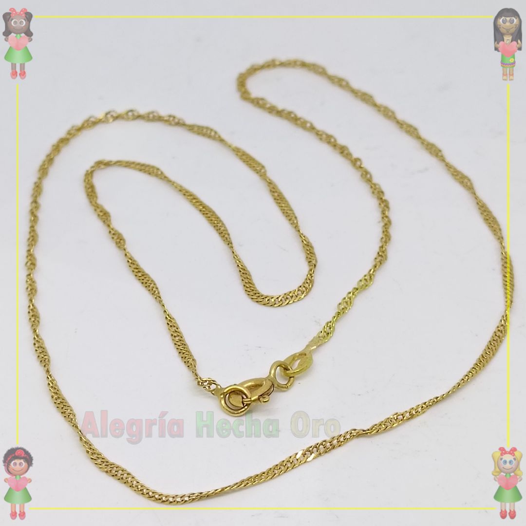 Cadena Mujer Oro Italiano Oro18K