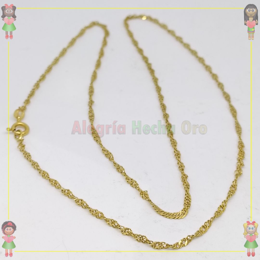 Cadena Mujer Oro Italiano Oro18K