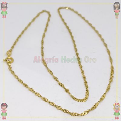 Cadena Mujer Oro Italiano Oro18K