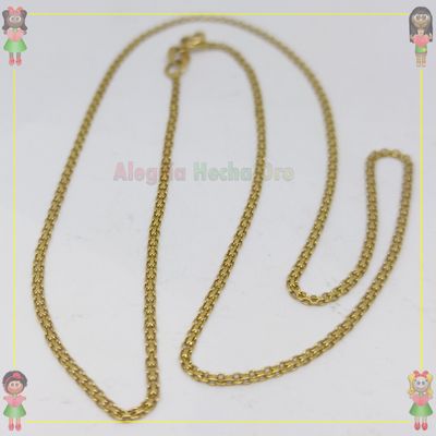 Cadena Tejido Chino Oro Italiano 18K