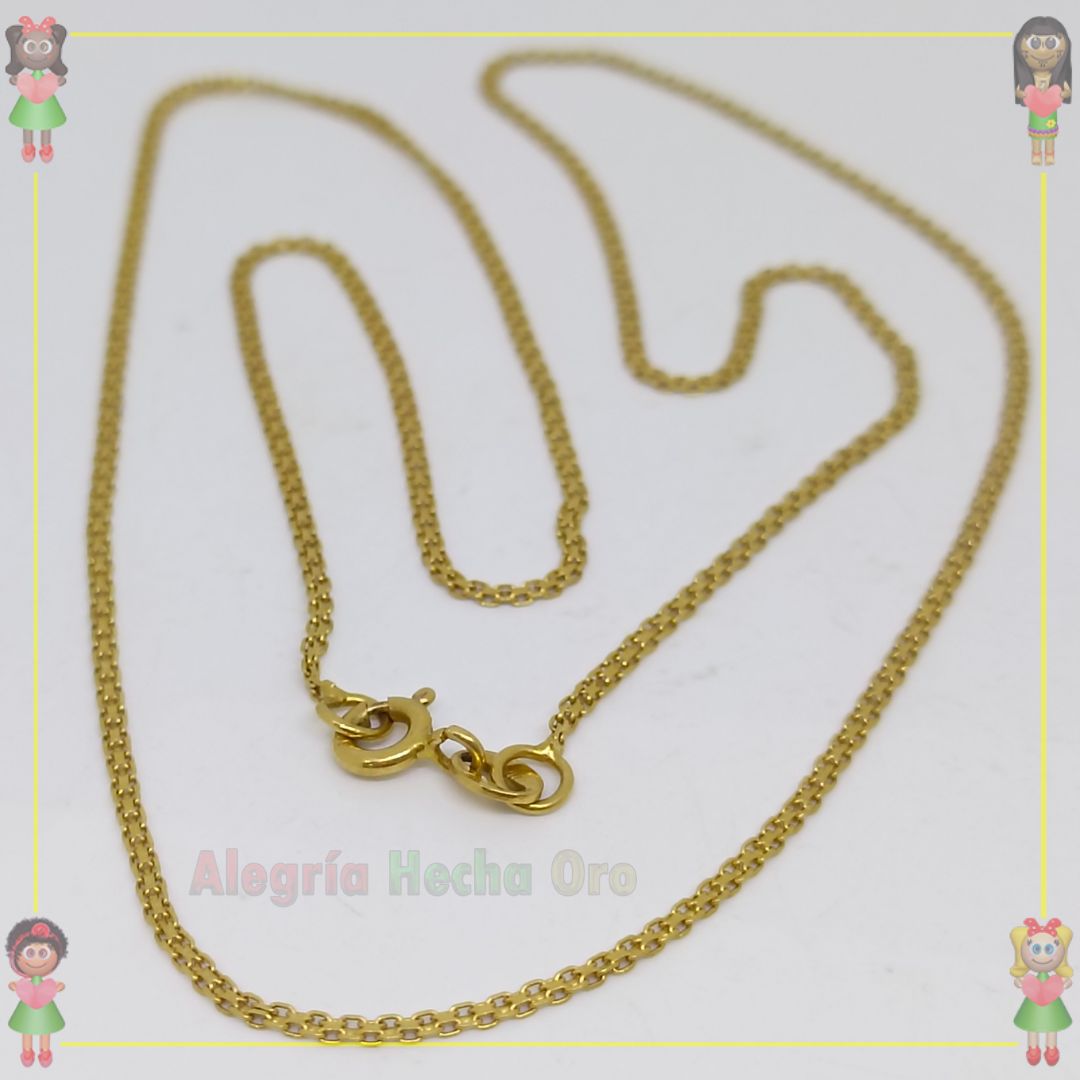Cadena Tejido Chino Oro Italiano 18K