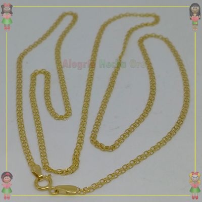 Cadena Tejido Chino Oro Italiano 18K