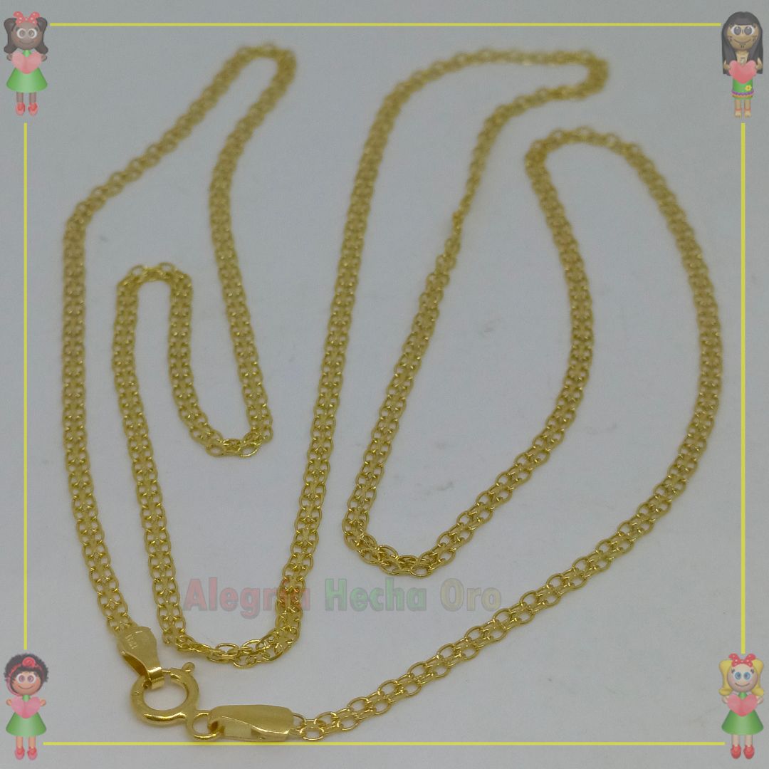 Cadena Tejido Chino Oro Italiano 18K
