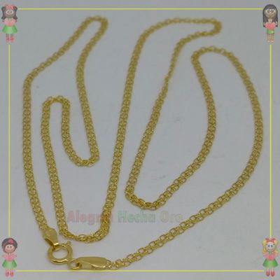 Cadena Tejido Chino Oro Italiano 18K