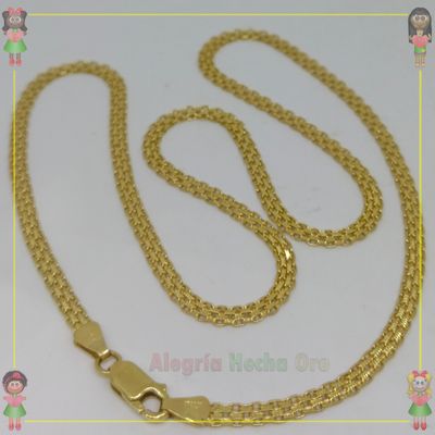 Cadena Tejido Chino Oro Italiano 18K