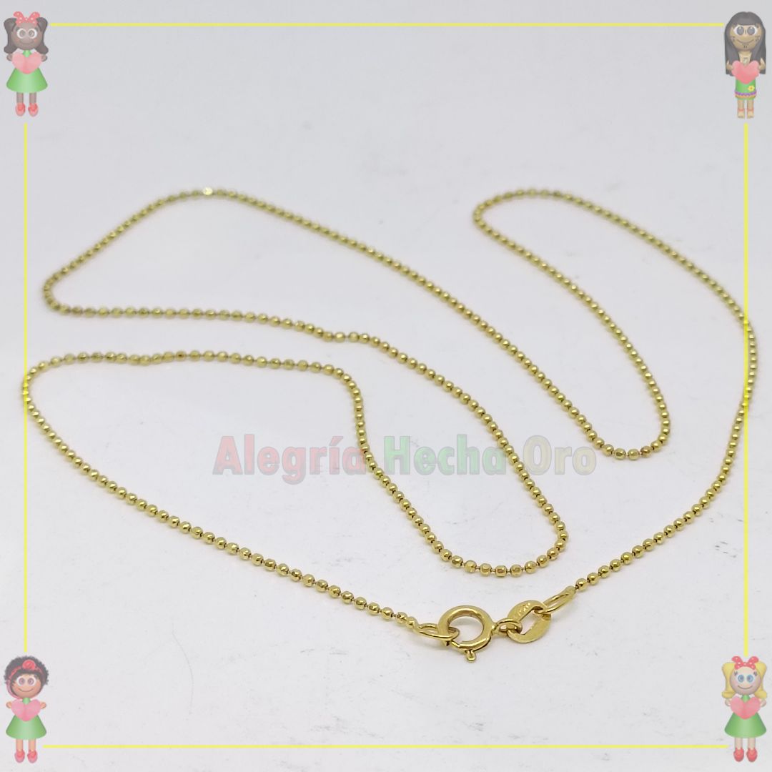 Cadena Militar Oro Italiano 18K