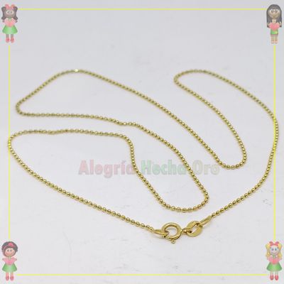 Cadena Militar Oro Italiano 18K