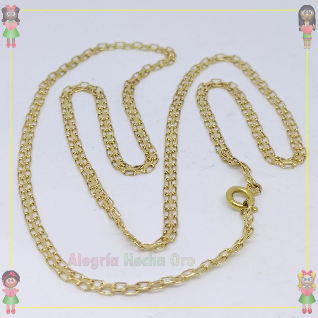 Cadena Tejido Chino Oro18k