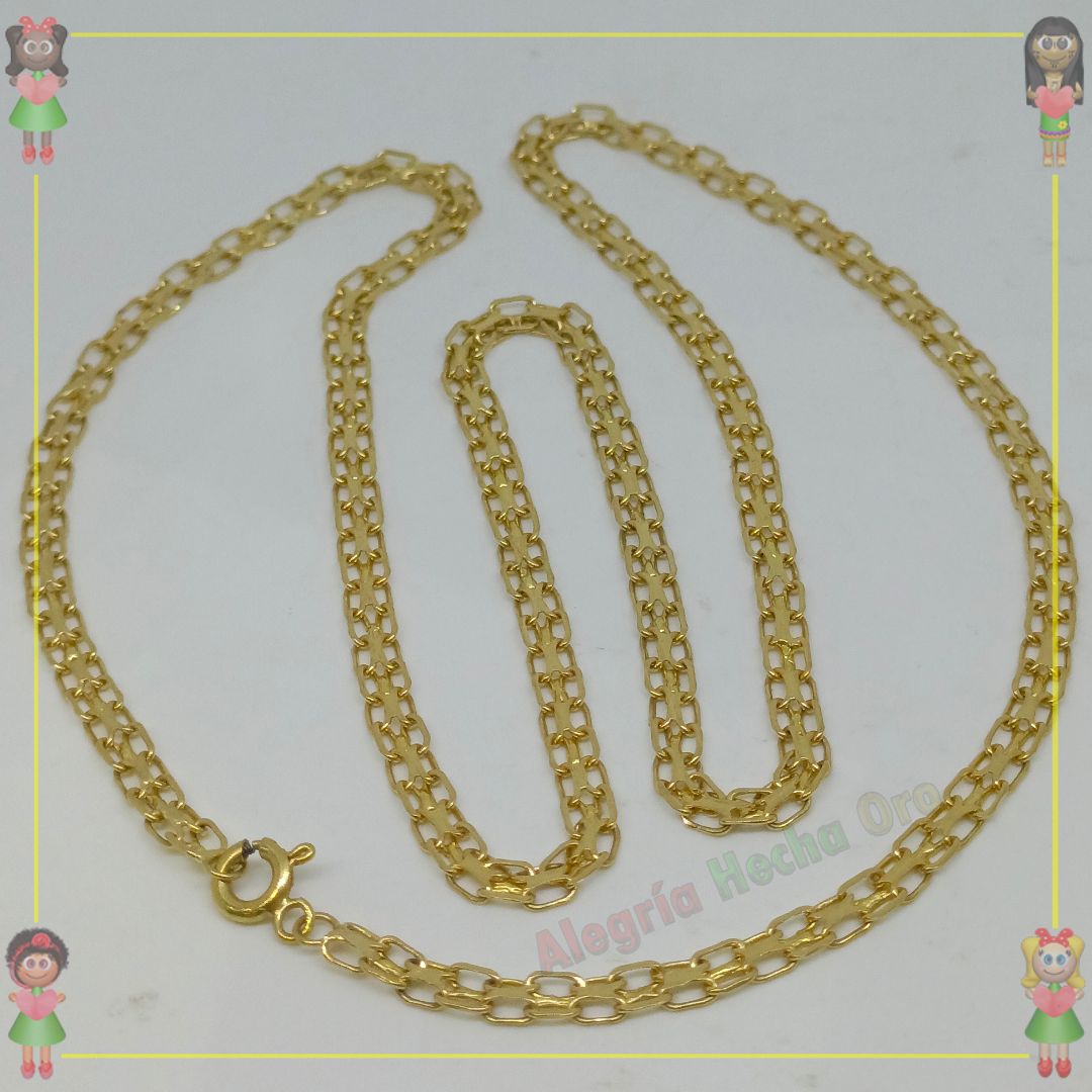 Cadena Tejido Chino Oro18k
