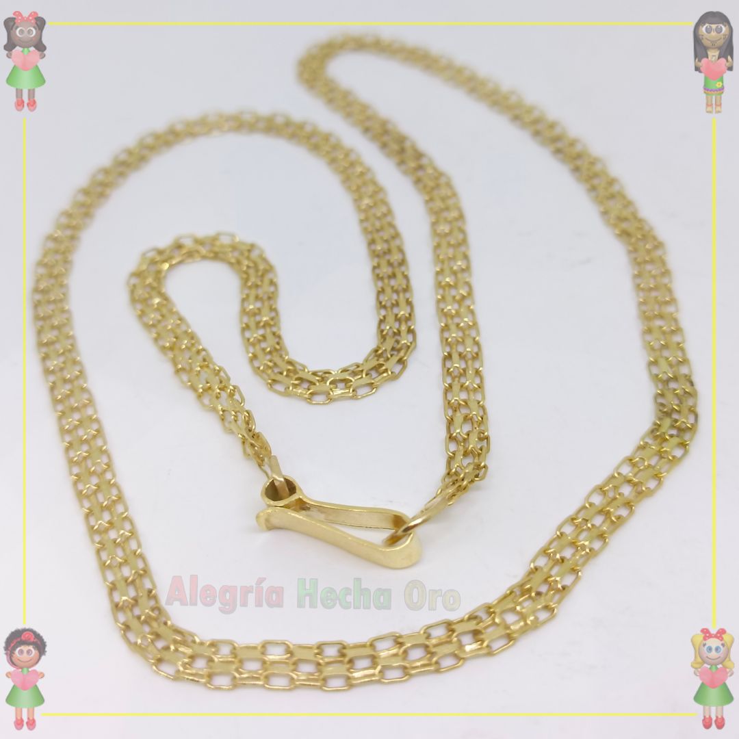 Cadena Tejido Chino Oro18k