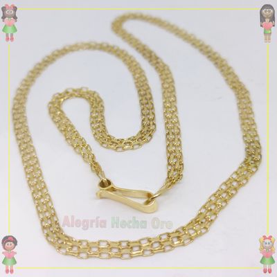 Cadena Tejido Chino Oro18k