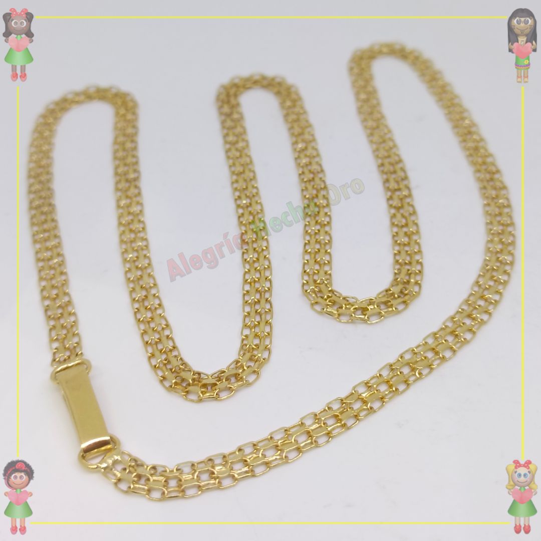 Cadena Tejido Chino Oro18k