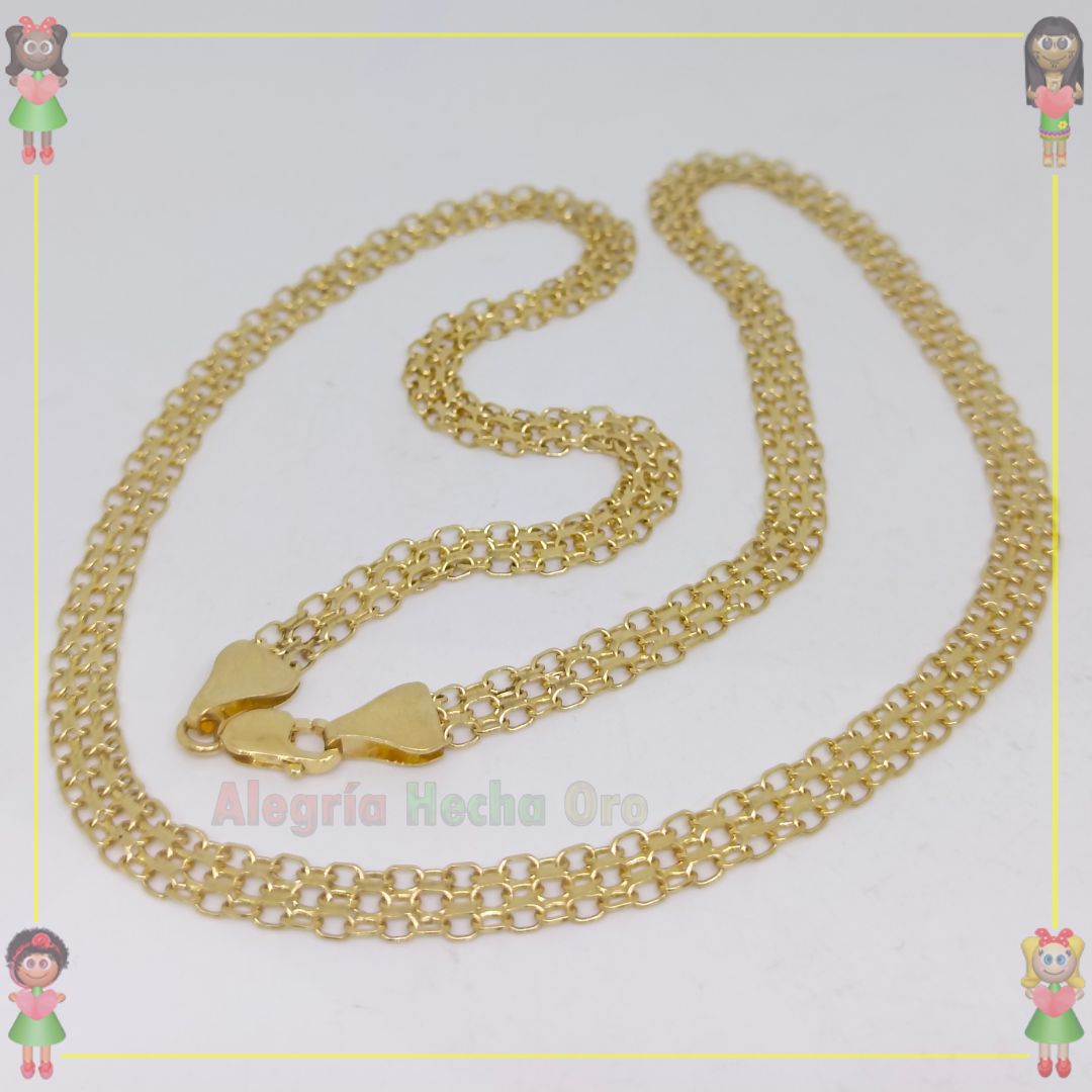 Cadena Tejido Chino Oro18k