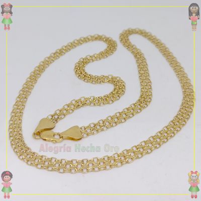 Cadena Tejido Chino Oro18k