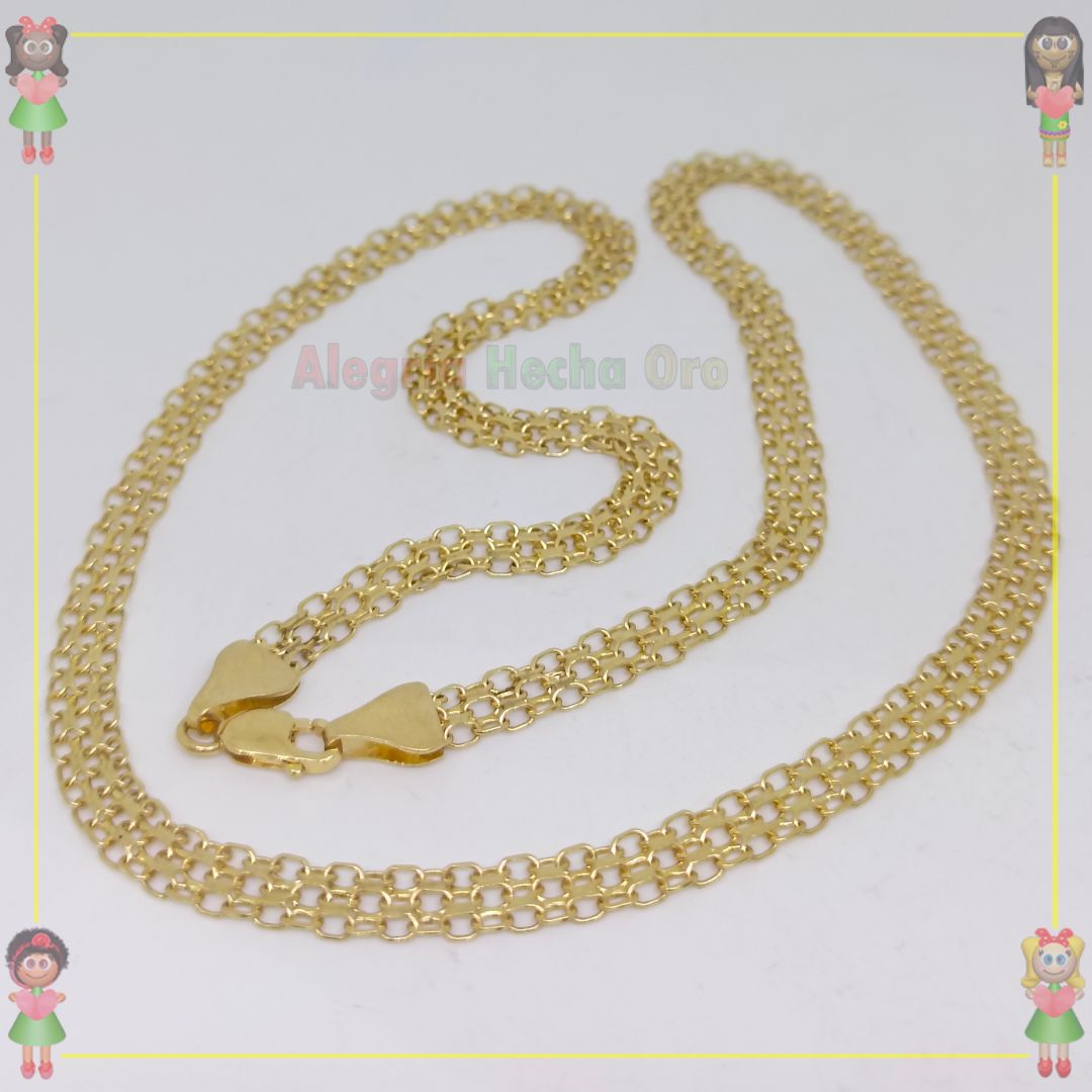 Cadena Tejido Chino Oro18k