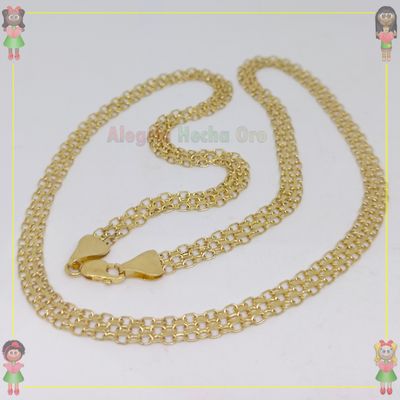 Cadena Tejido Chino Oro18k