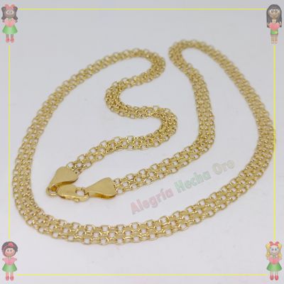 Cadena Tejido Chino Oro18k