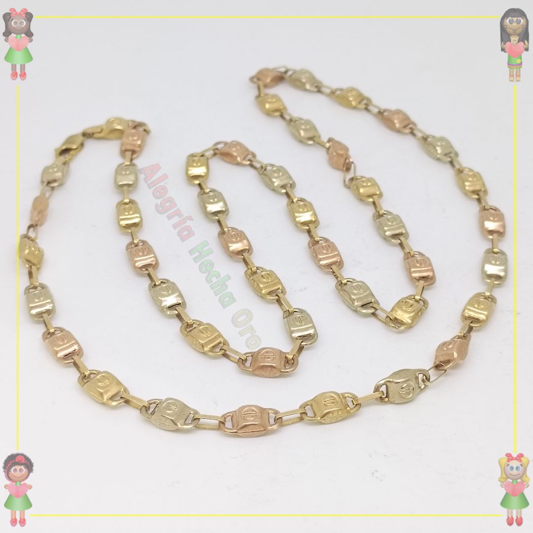 Cadena Rustica Oro18k