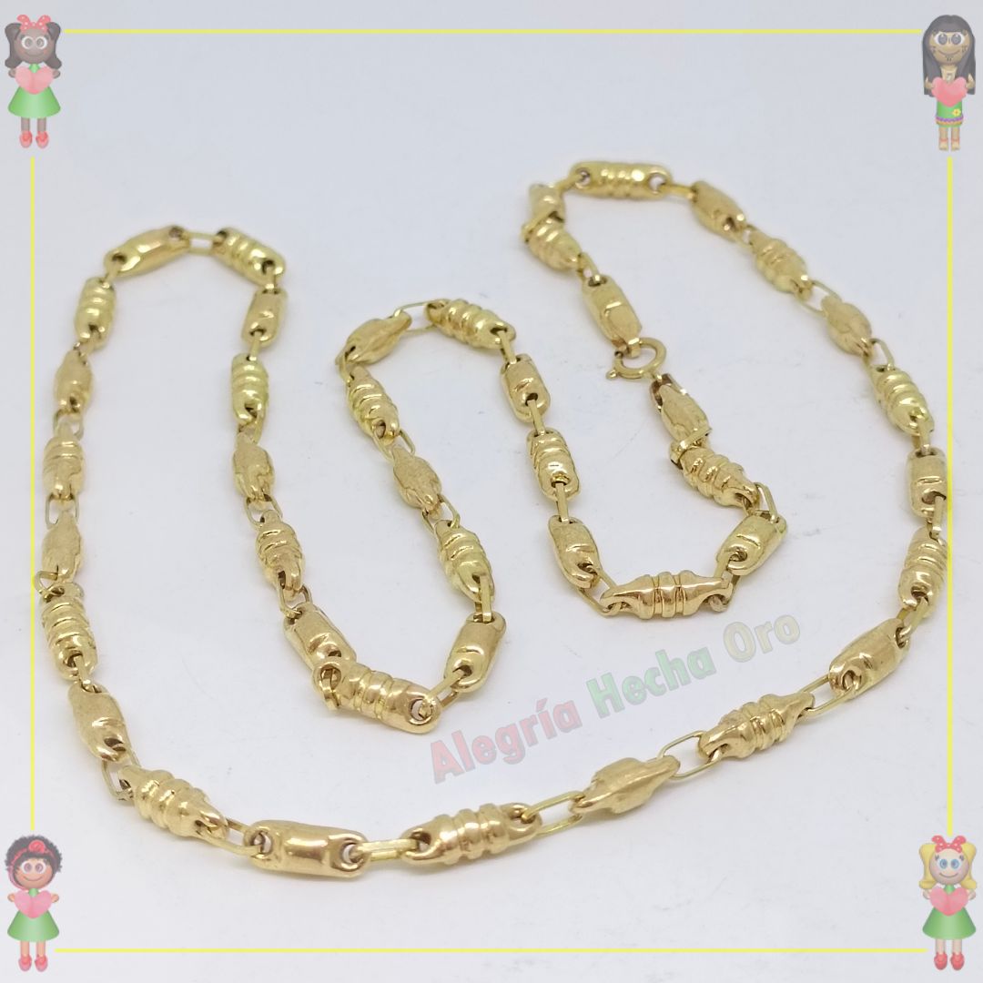 Cadena Rustica Oro18k