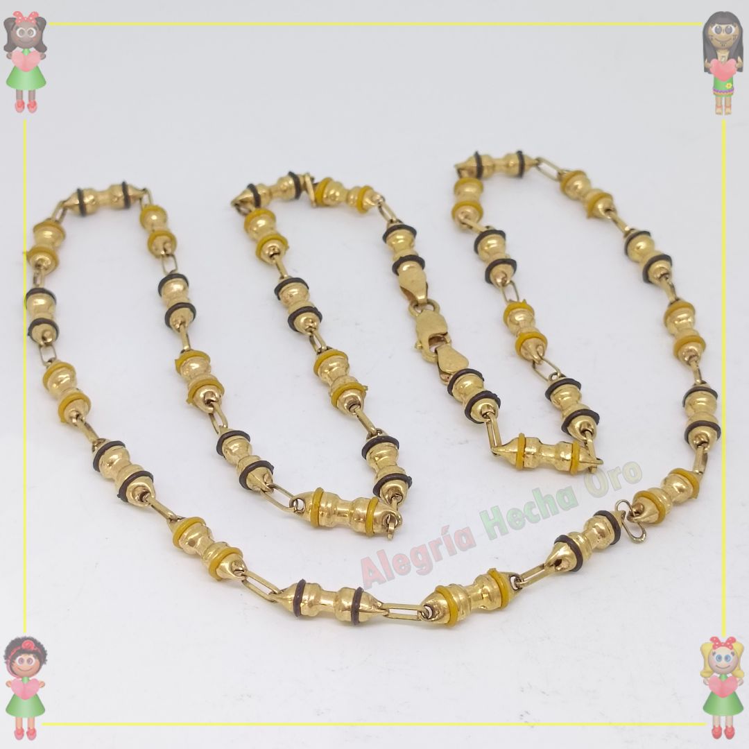 Cadena Rustica Oro18k