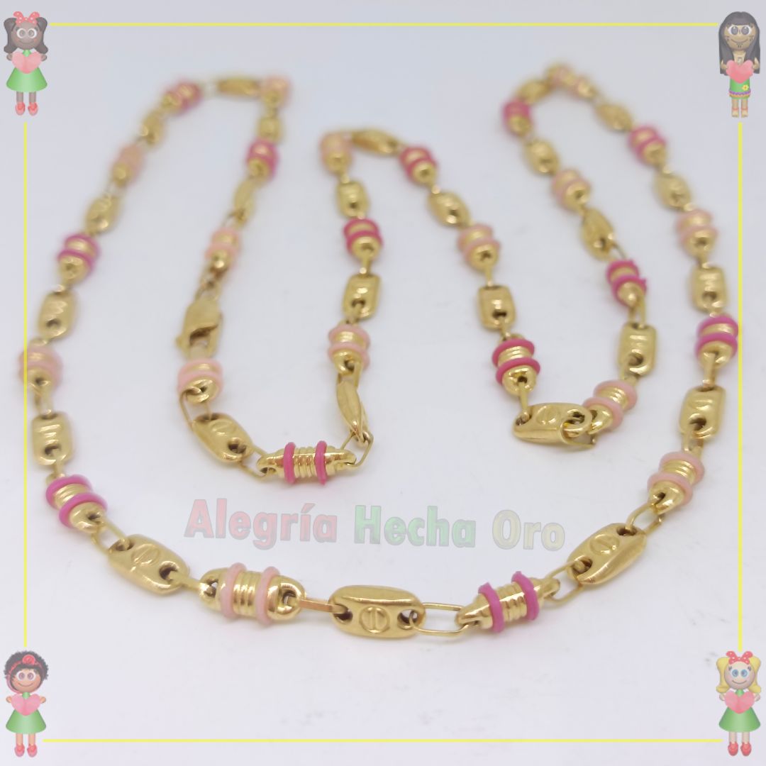 Cadena Rustica Oro18k