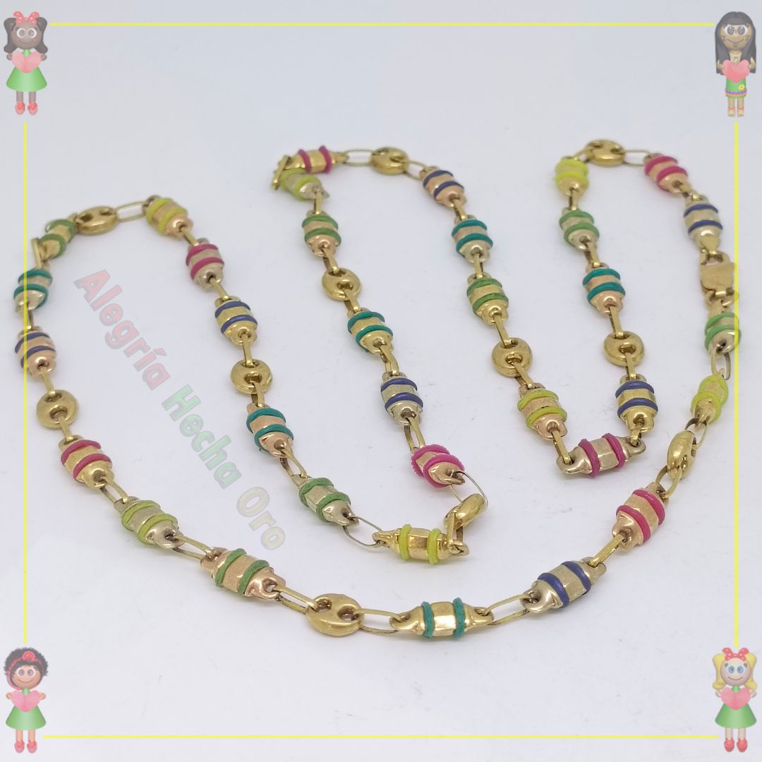 Cadena Rustica Oro18k