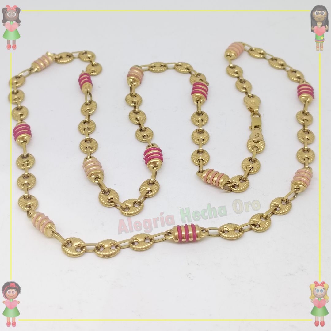 Cadena Rustica Oro18k