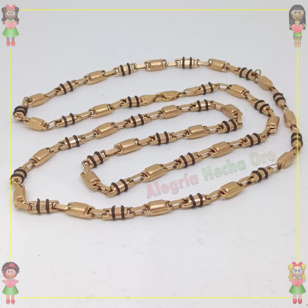 Cadena Rustica Oro18k