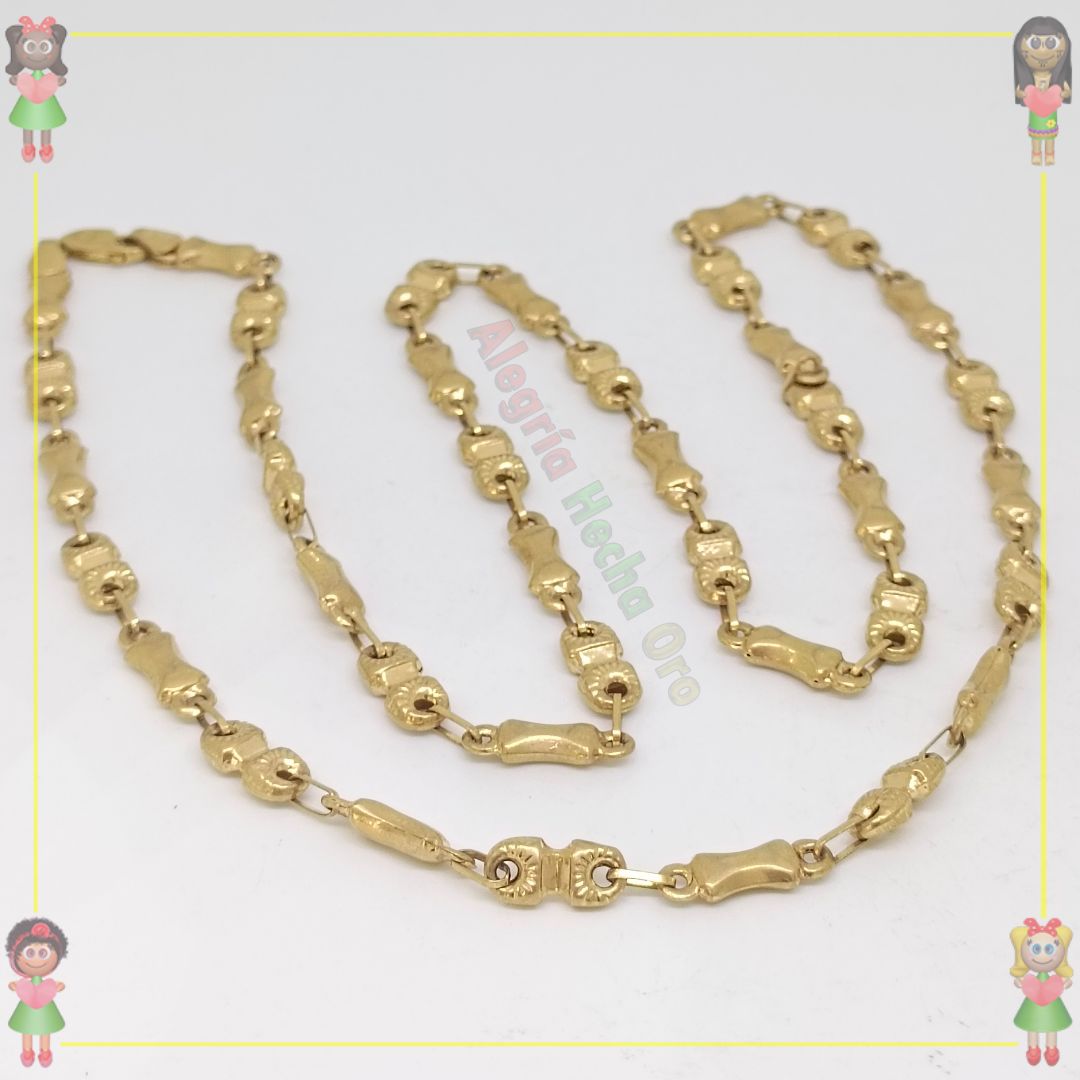 Cadena Rustica Oro18k