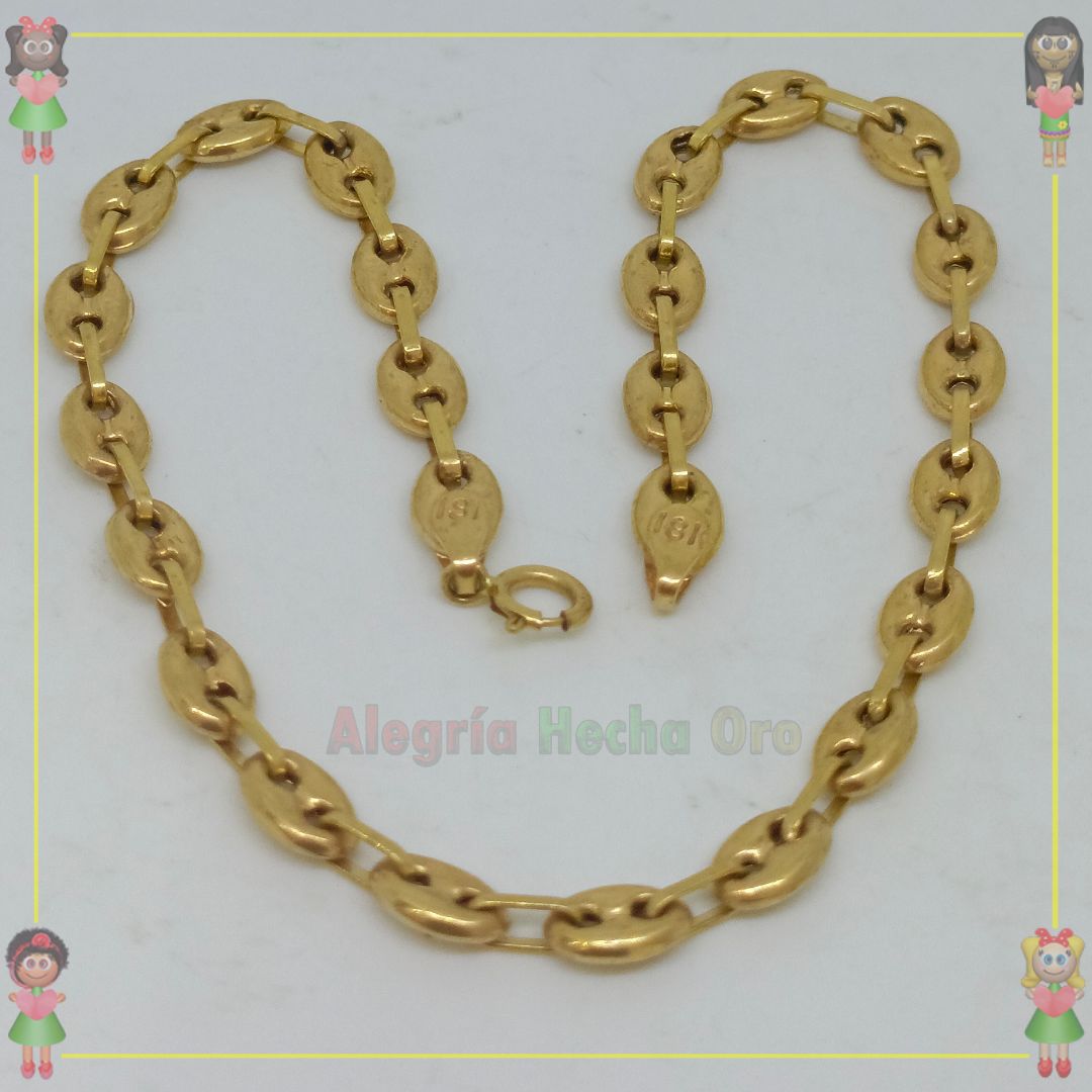 Pulsera Nacional Oro18k