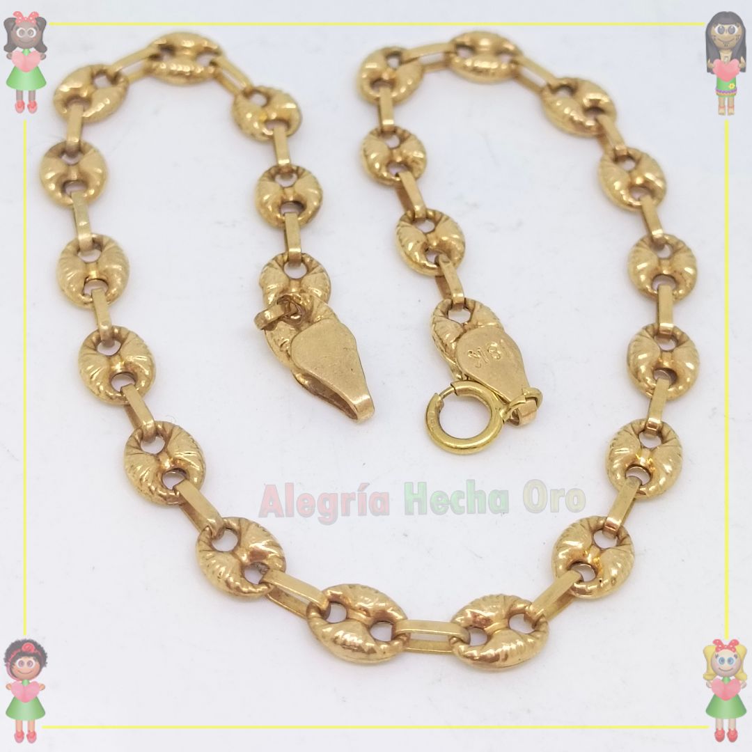 Pulsera Nacional Oro18k