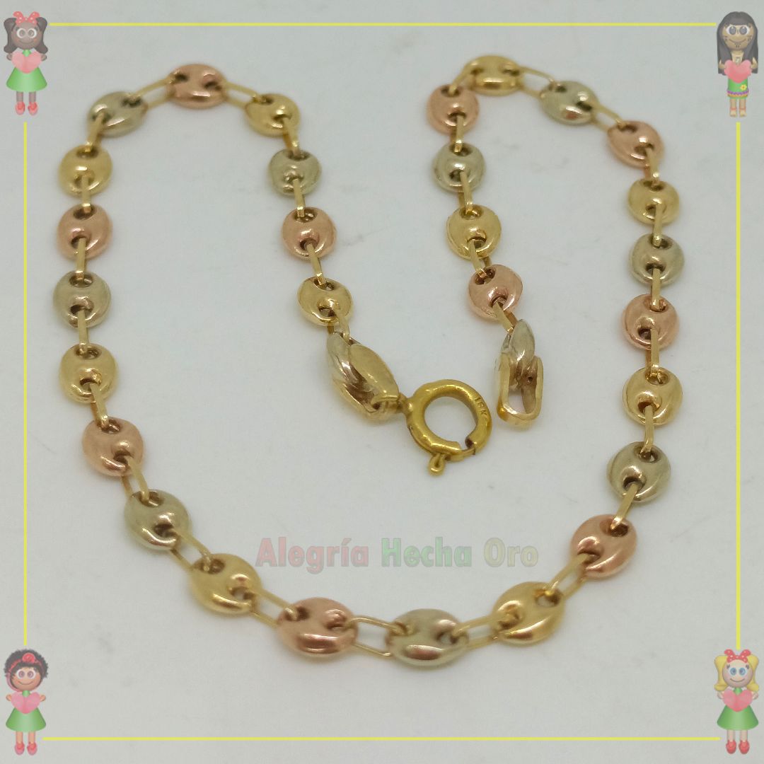 Pulsera Nacional Oro18k
