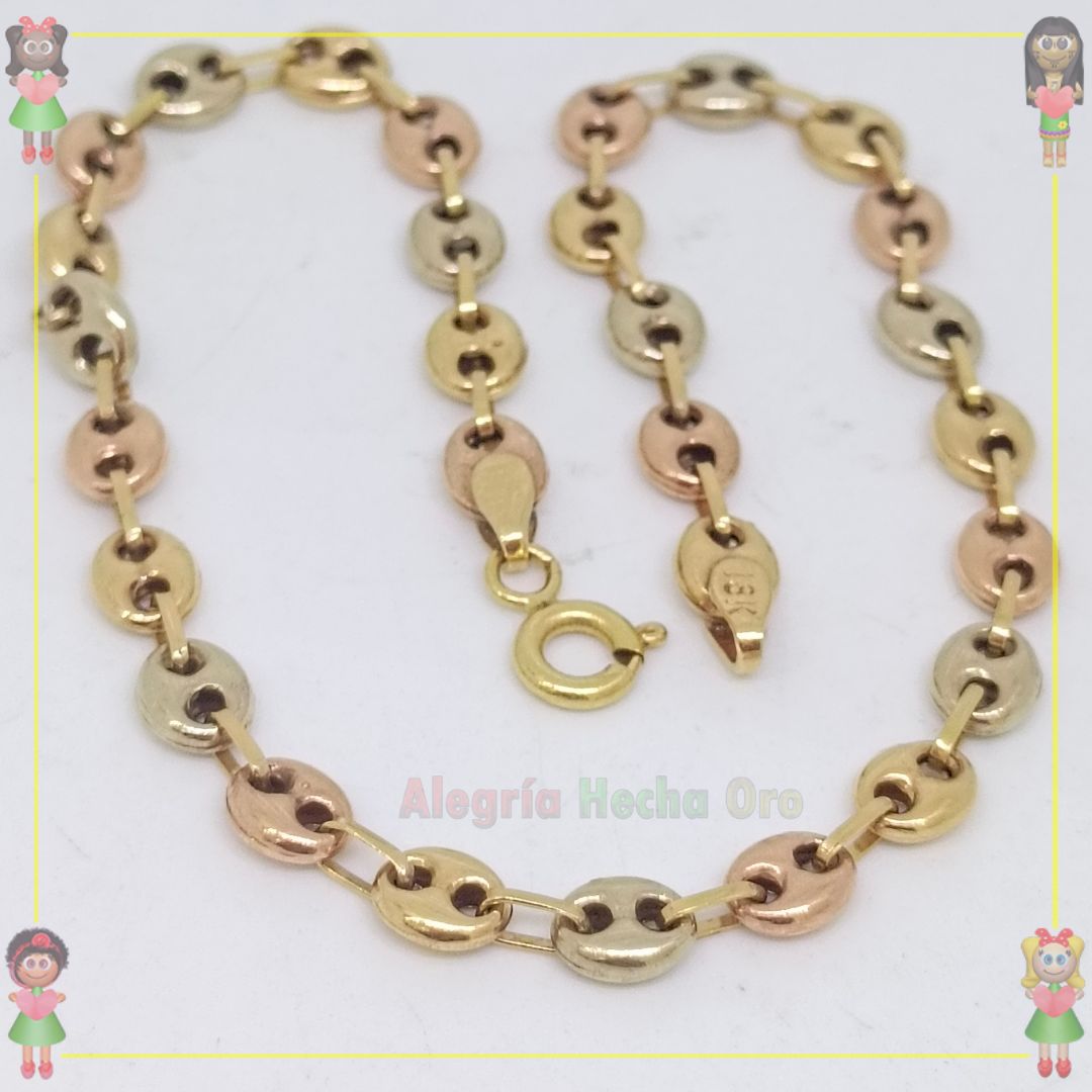 Pulsera Nacional Oro18k
