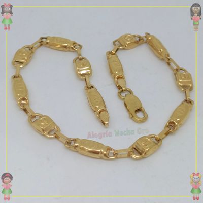 Pulsera Rustica Oro18k