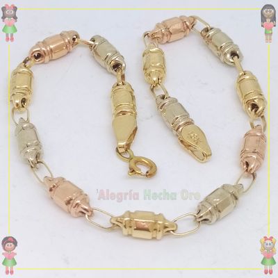Pulsera Rustica Oro18k