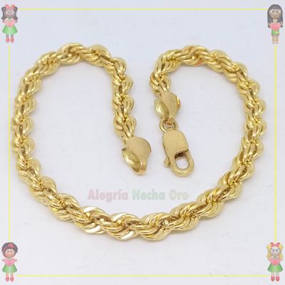 Pulsera Lazo Oro italiano 18k