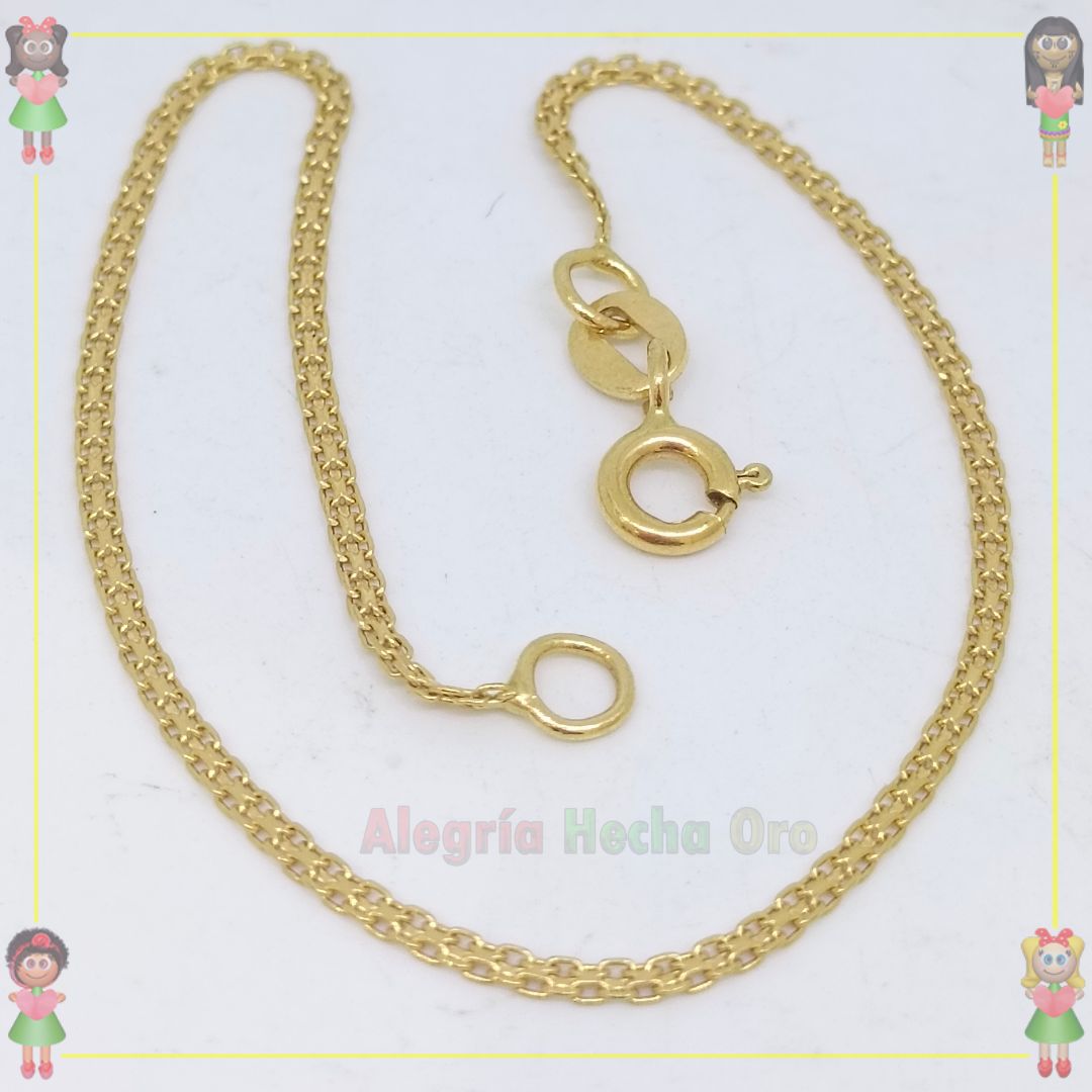 Pulsera Tejido Chino Oro italiano 18k