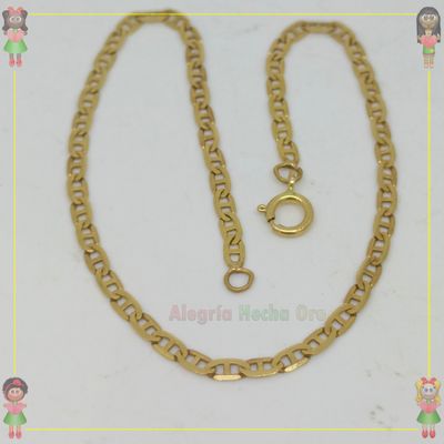 Pulsera Escalera Oro italiano 18k