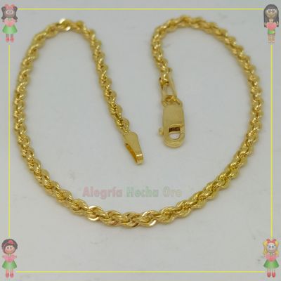 Pulsera Lazo Oro italiano 18k