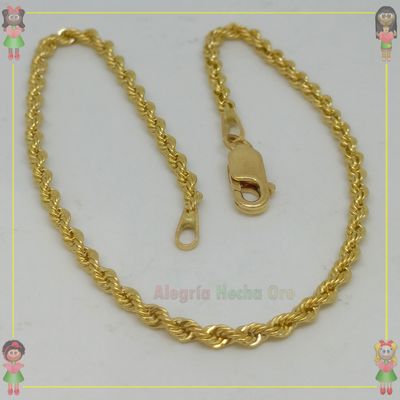 Pulsera Lazo Oro italiano 18k