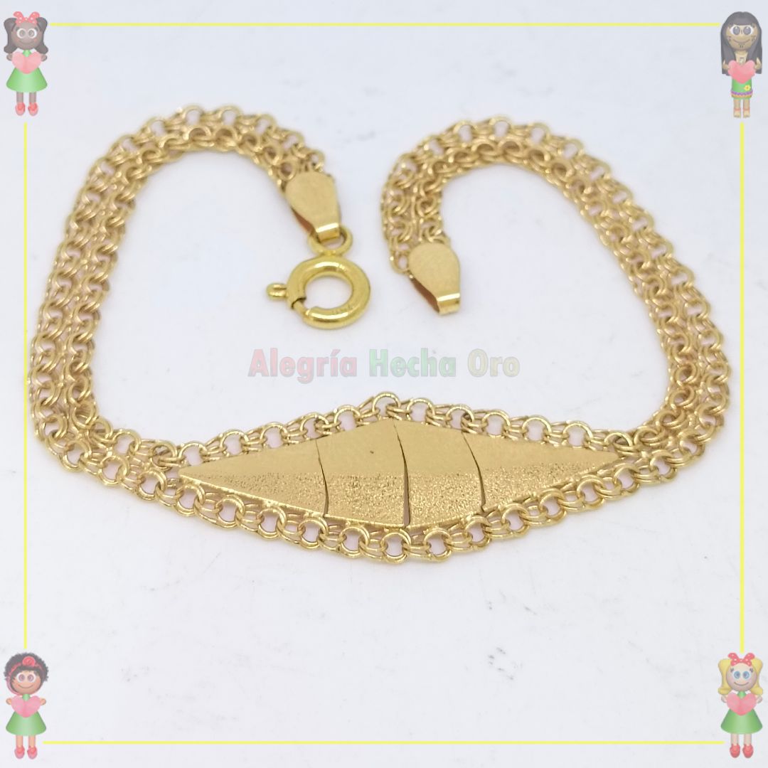 Pulsera Escamas Oro18k